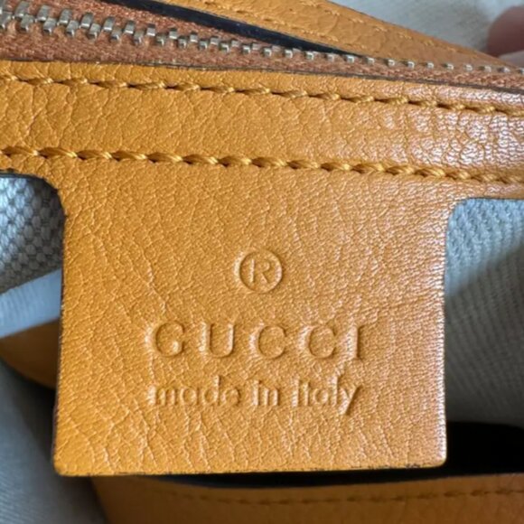 Gucci Microguccissima Dome bag in tangerine leather - EUC - Picture 6 of 9